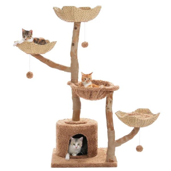 Large Cat Tree Tower with Sisal Scratching Post