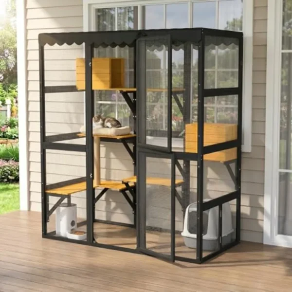 70.8" Large Catio Outdoor Cat Enclosure